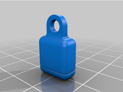 edc sumatriptán llave anillo envase estuco 3d print model - Mito3D