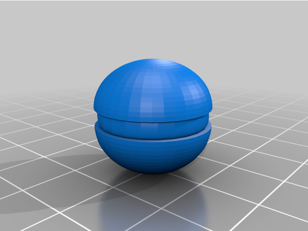 pokeball davewave26 3D print model - Mito3D
