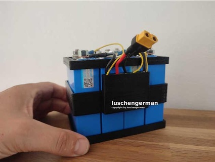 lifepo4 14 4s 12v pacco + bms luschegerman 3d print model - Mito3D