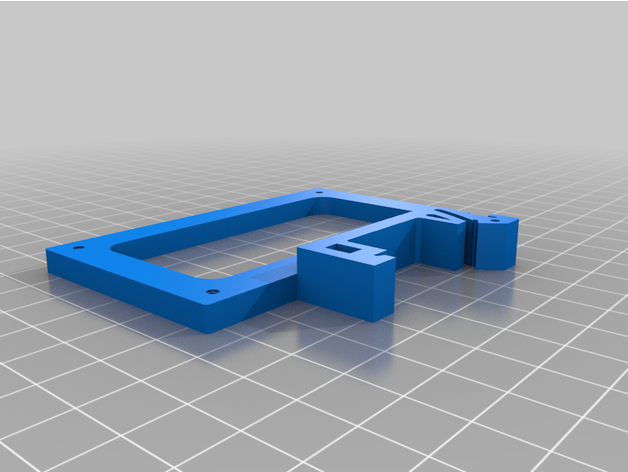 odroid u3 estrondo trilho monte parafuso buracos mkaczanowski 3D print model - Mito3D