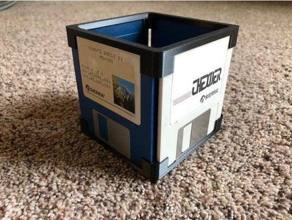 revised 35 floppy disk box cggilber 3d print model - Mito3D