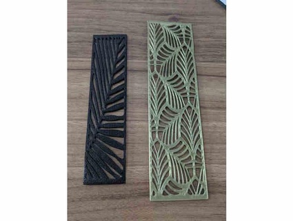 palm leaf bookmark coldbrewed 3d print model - Mito3D