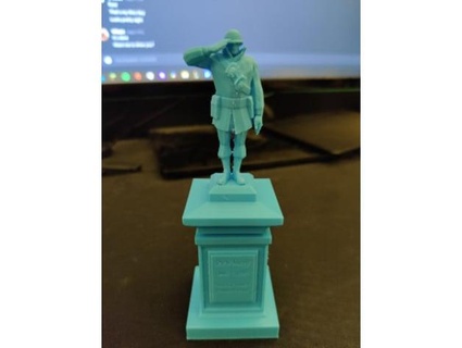 Statue Rick Mannschaft Festung 2 viksenthegreat 3d print model - Mito3D