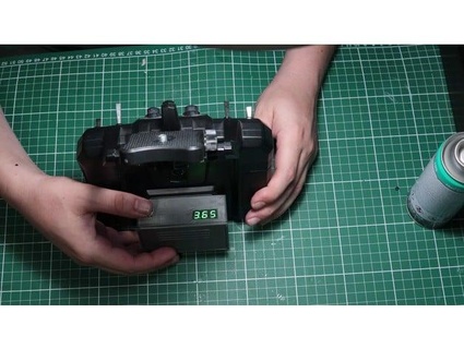 flysky fs i6 i6x 18650 recargable batería modificación sala técnica 3d print model - Mito3D