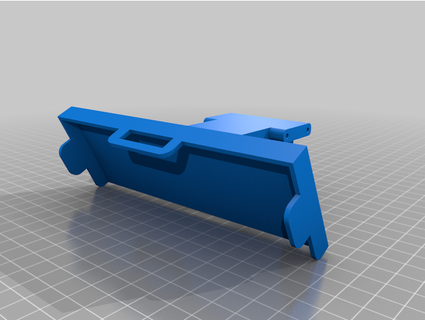wraith x-member esc mount & battery tray strap cut codemaster916 3d print model - Mito3D