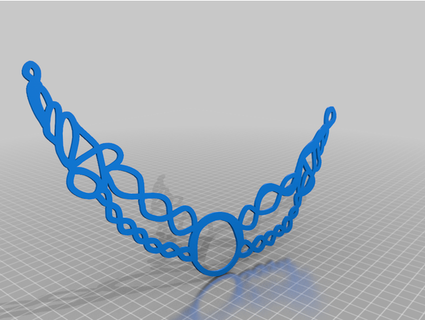 weave necklace creation thejewelleryjoint 3d print model - Mito3D