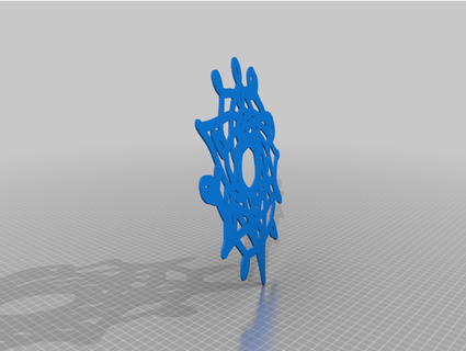 Soleil mandala pendentif lajoaillerie 3d print model - Mito3D