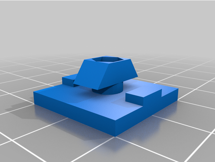 lock clip extended rcalley 3d print model - Mito3D