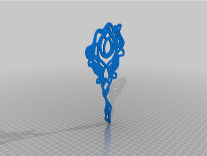 flower pendant thejewelleryjoint 3d print model - Mito3D