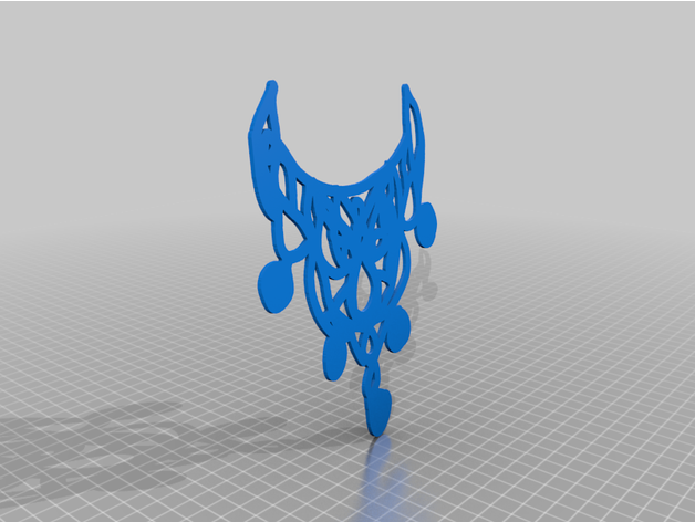 Aussage Halskette thejewelryjoint 3D print model - Mito3D