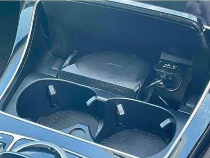 Tablett Anker Powerwave Pad passen Mercedes Klasse w205 kabellos Ladegerät lasry 3d print model - Mito3D