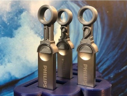 USB palo encargarse philips palos números 1 2 3 mineral pesado 3d print model - Mito3D