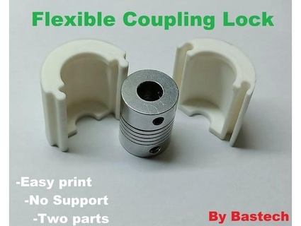 flexible coupling lock bastech 3d print model - Mito3D