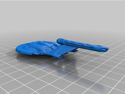 star trek nx 05 papercraftcroatia 3d print model - Mito3D