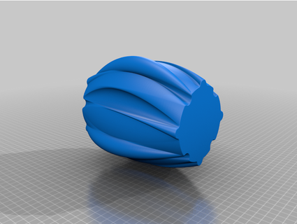 wave vase johnkh 3d print model - Mito3D
