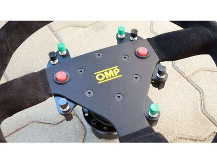 steering wheel - button plate light omp 320 pwistudio 3d print model - Mito3D