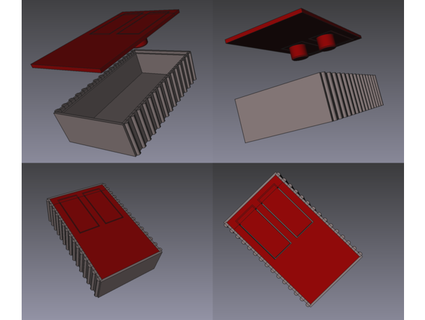 Garage Fernbedienung Steuerung Box brauq 3d print model - Mito3D