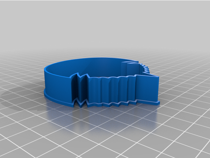 horseshoe crab cookie cutter kmade 3d print model - Mito3D