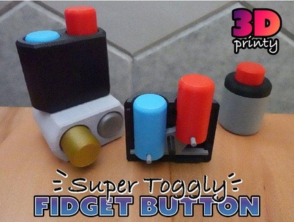 super toggly fidget button 3d-printy 3d print model - Mito3D