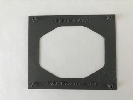 digilent nexys a7 fpga mounting plate slide adapter phasedock 3d print model - Mito3D