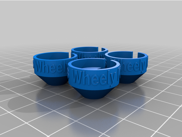 wheely Roi amélioré printemps retenues jdead rc 3D print model - Mito3D