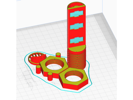 ender 3 bobine titulaire soutien biscuit salé jack 3d print model - Mito3D