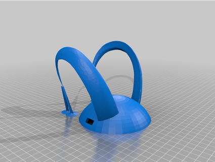 caimán loki casco ladycels 3d print model - Mito3D