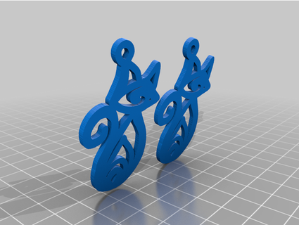 cat earrings thejewelleryjoint 3d print model - Mito3D