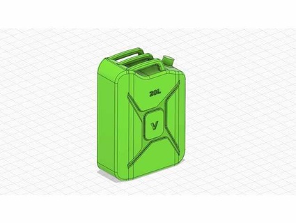 gaz kutuları 20l 1 10 rc tarayıcı benzin merlin1031 3d print model - Mito3D