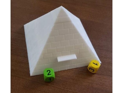 dé pyramide chameau nolsaneholtz 3d print model - Mito3D