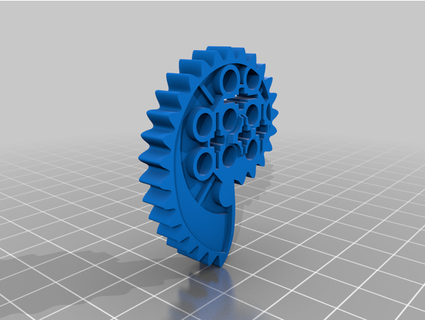 lego compatible nautilus gear isaaclikins 3d print model - Mito3D