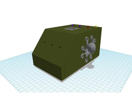 laser turret desktop box beauchamp 3d print model - Mito3D