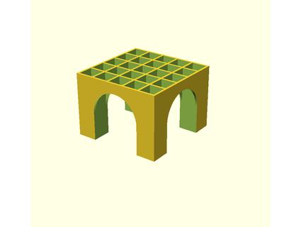 square holder table 4 hsiehty 3d print model - Mito3D