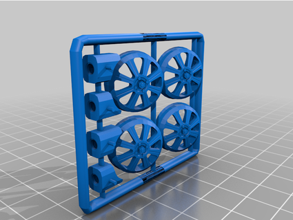 transformers x back future wheel upgrade 2 hylanos 3d print model - Mito3D