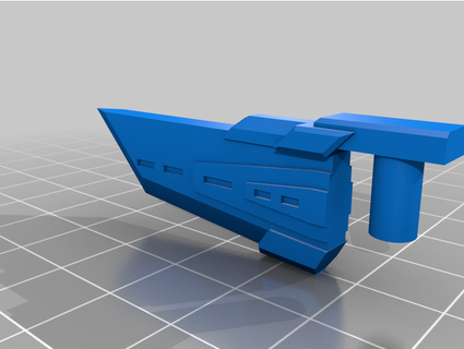 kol bıçak ağzı kanca silahlar transformatörler tfpivman 3d print model - Mito3D