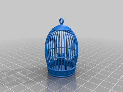 bird birdcage ahti66 3d print model - Mito3D