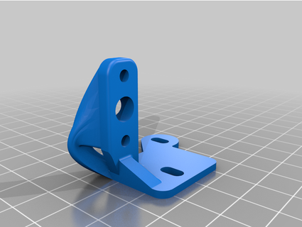 bl-touch mount ender 3 pro fang duct h0n3ybadg3r 3d print model - Mito3D