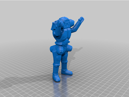 monster defeated ultraman generated revopoint pop 3d print model - Mito3D