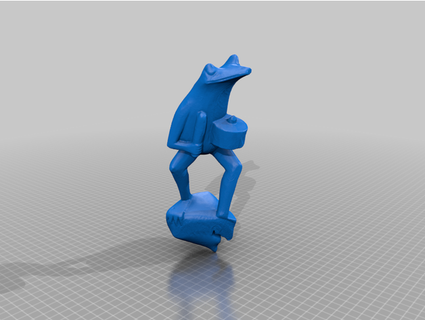 frog generated revopoint pop 3d print model - Mito3D