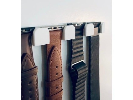 apple watch band strap wall holder mount 42 & 44 mm bt-design 3d print model - Mito3D
