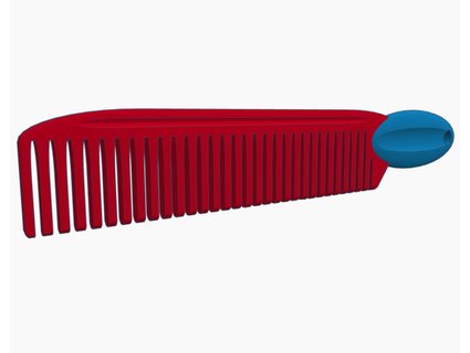 hair comb gobanjoboy 3d print model - Mito3D