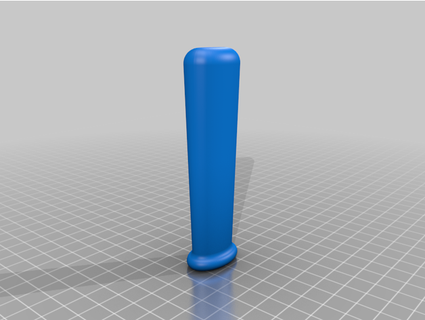 file handle clive bradshaw 3d print model - Mito3D
