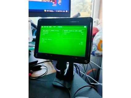 mini touchscreen monitor 5 inch - vertical horizontal normanlove 3d print model - Mito3D