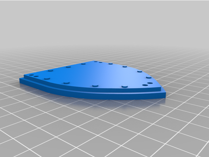 larp - shield holes rivets balkghar 3d print model - Mito3D