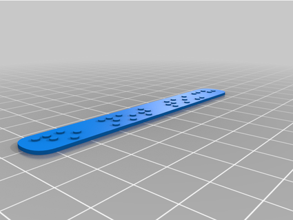 dokunma Braille gerçek davidmckee 3d print model - Mito3D