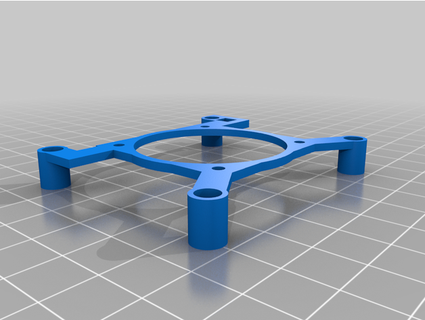 simple raspberry pi fan mounts jispal01 3d print model - Mito3D