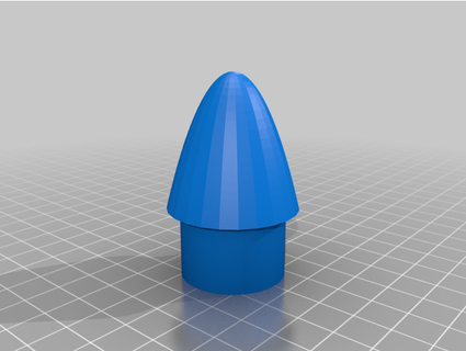 burun konisi hızlı roketçilik 3d print model - Mito3D