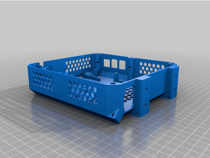 vertical caja skr14 skr2 tablero frambuesa pi4 kmarty 3d print model - Mito3D