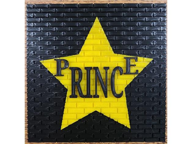 prince - first avenue star rtauber 3D print model - Mito3D