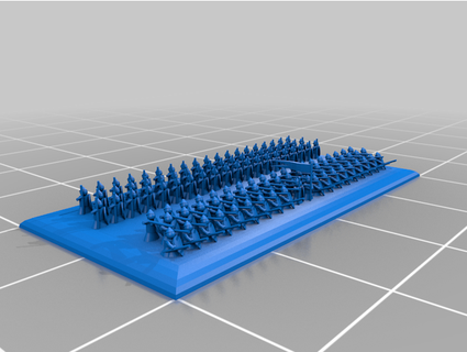 2mm high elf army tryvoriousmaximous 3d print model - Mito3D